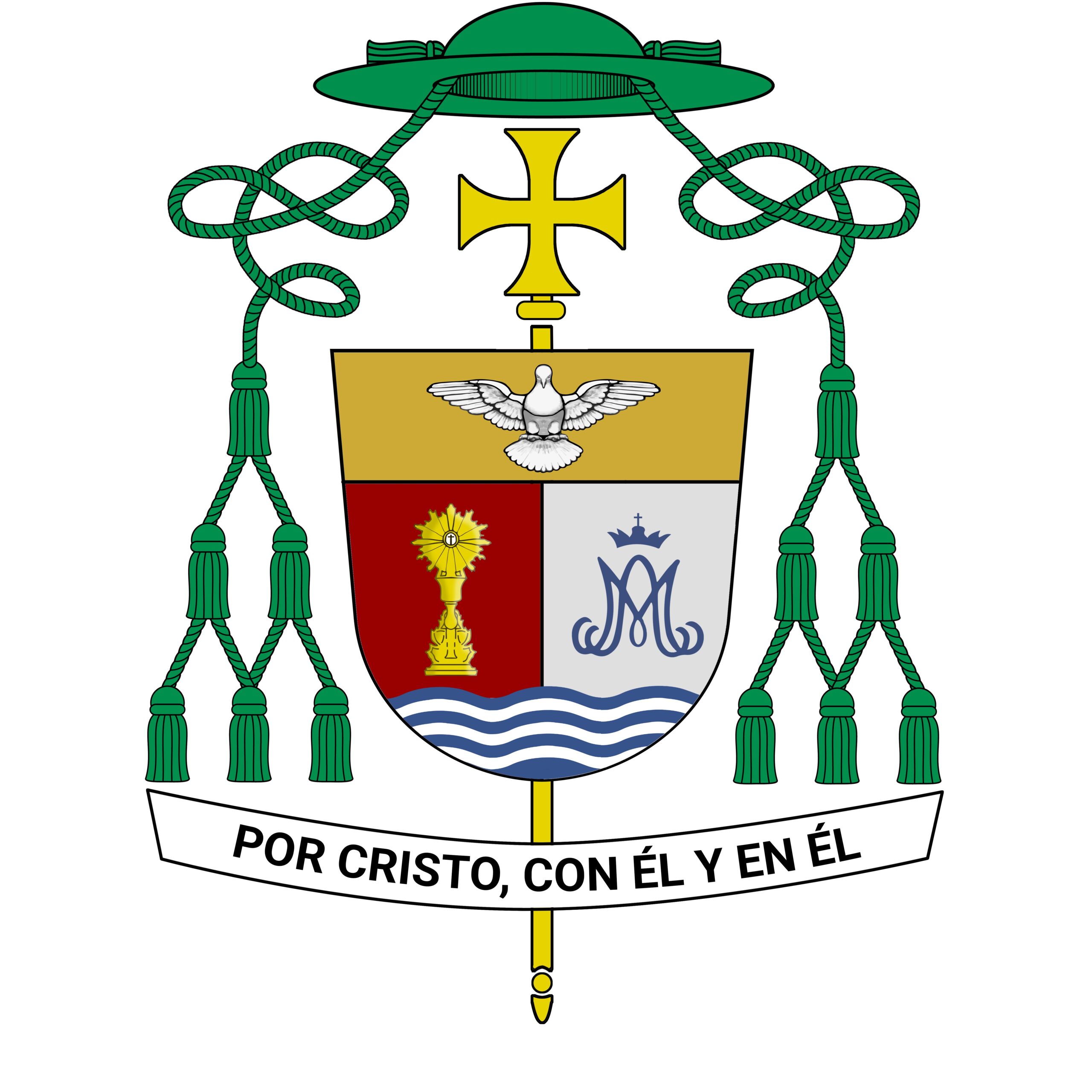 Escudo episcopal de Mons. González