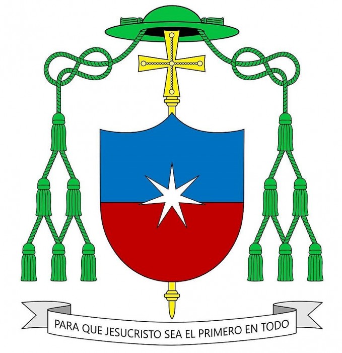 Escudo episcopal de Mons. Pedro Wolcan